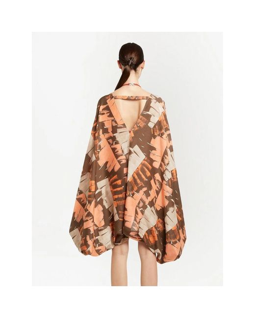 Ferragamo Brown Dress