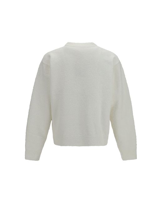 Axel Arigato White Tag Crewneck Sweater Cotton; Polyamide; Polyester for men