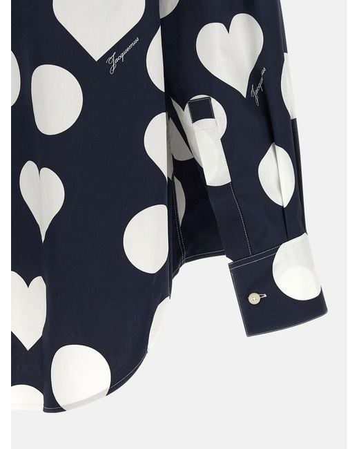 Jacquemus Blue Cotton Blouse for men