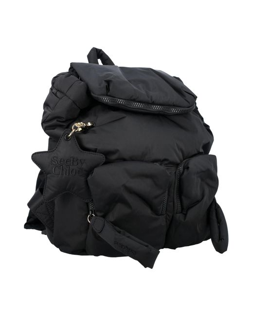 See By Chloé Black Ee By Chloé Joy Rider Backpack