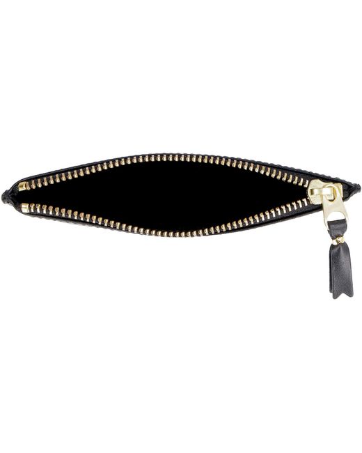 Comme des Garçons Black Leather Pouch With Logo Detail, Cow Hide Wallets & Cardholders for men
