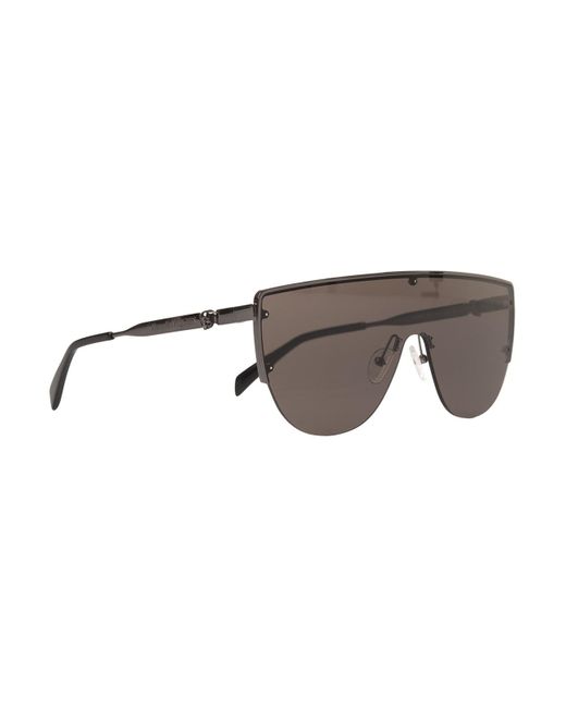 Alexander McQueen Gray Eyewear Skull Sunglasses for men