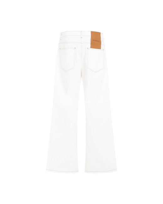 Jacquemus White Straight-leg Jeans for men