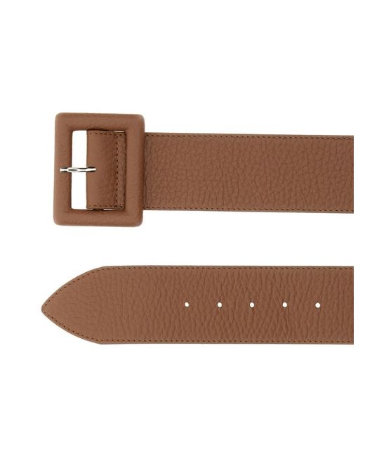 Orciani Brown High Soft Leather Belt