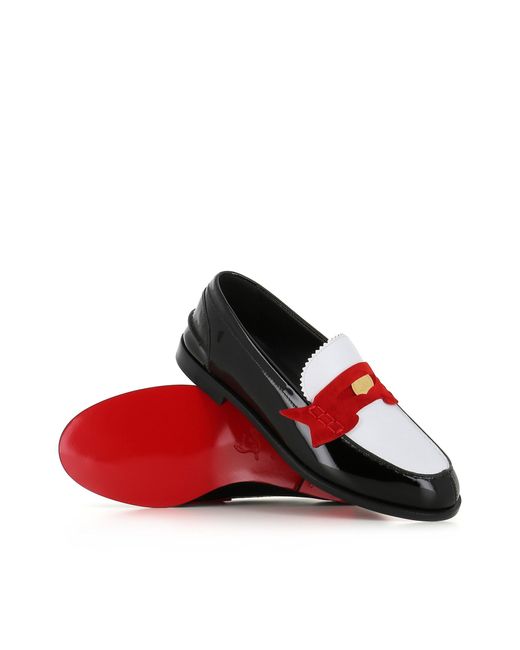 Christian Louboutin White Loafer Penny