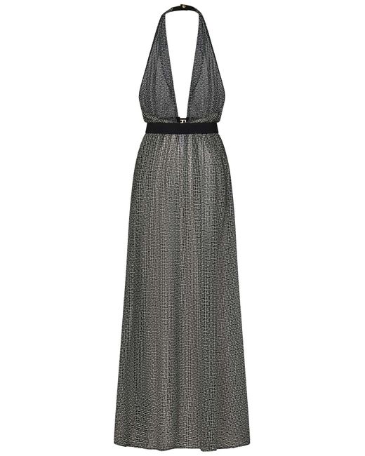 Balmain Gray Paris Dress