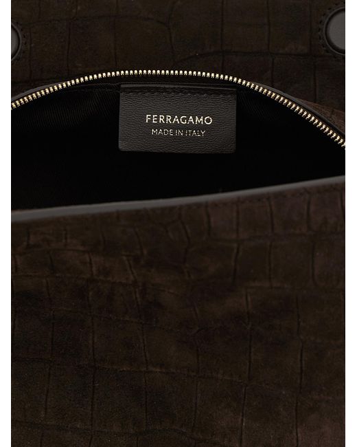 Ferragamo Black (S) Shoulder Bag