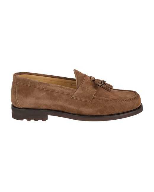 Brunello Cucinelli Brown Tasseled Loafers for men