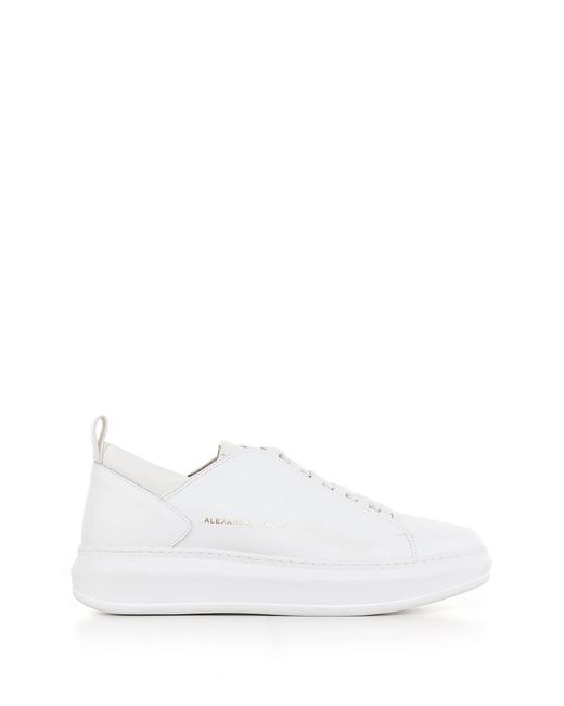 Alexander Smith Wembley Leather Sneaker in White for Men | Lyst