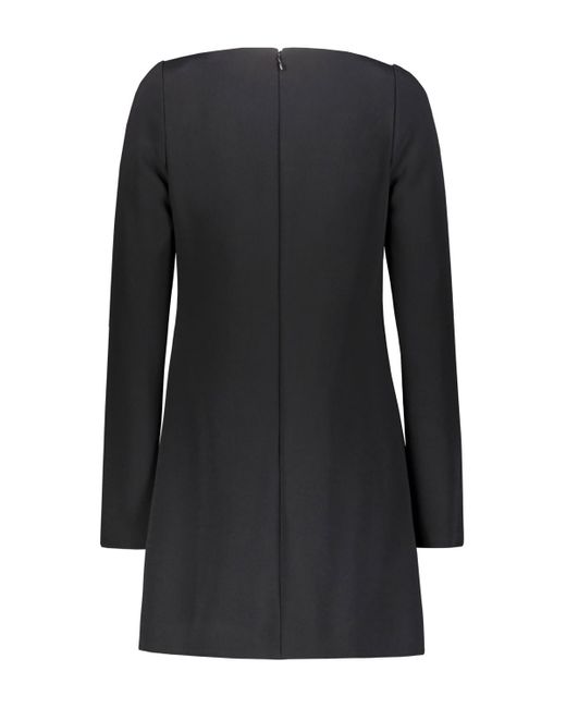 Courreges Black Mini Dress Clothing