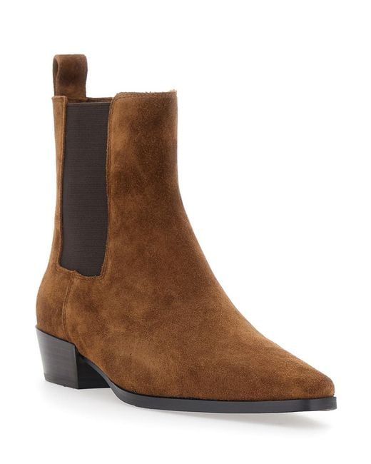 Strategia Brown Ankle Boot Nina Bootie Leather