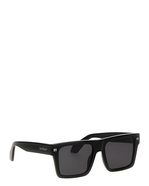 Off-White c/o Virgil Abloh Black Lawton Sunglasses for men
