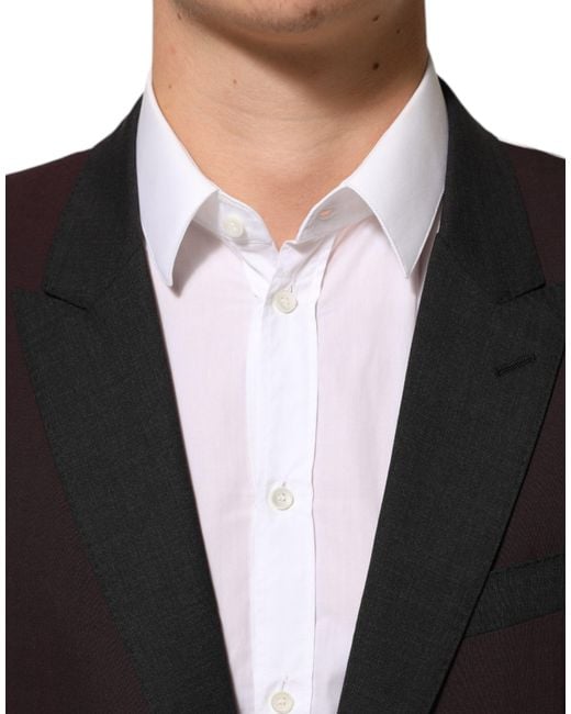 Dolce & Gabbana Black Wool 2 Buttons Suit Jacket Blazer 03+Wv