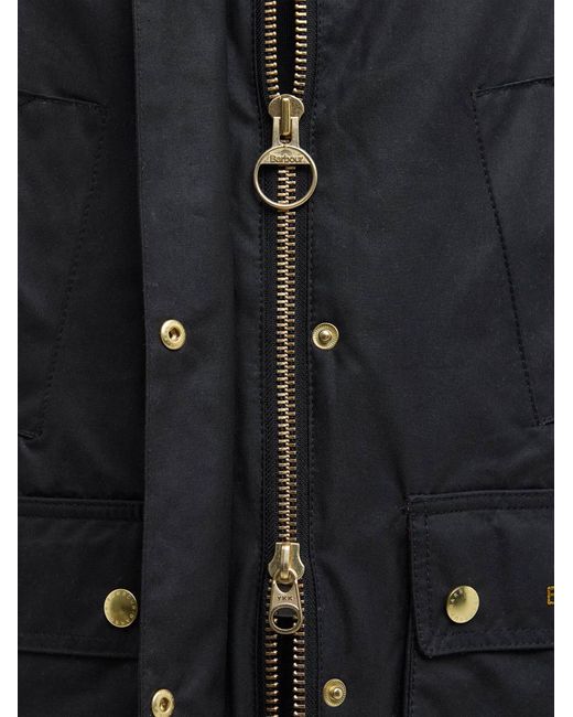 Barbour Black Modern Beadnell Wax Jacket