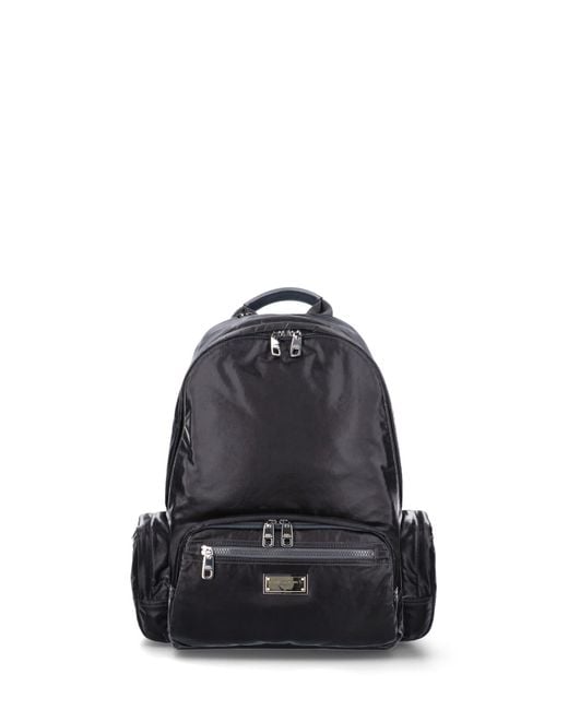 Dolce & Gabbana Black Nylon Samboil Backpack for men