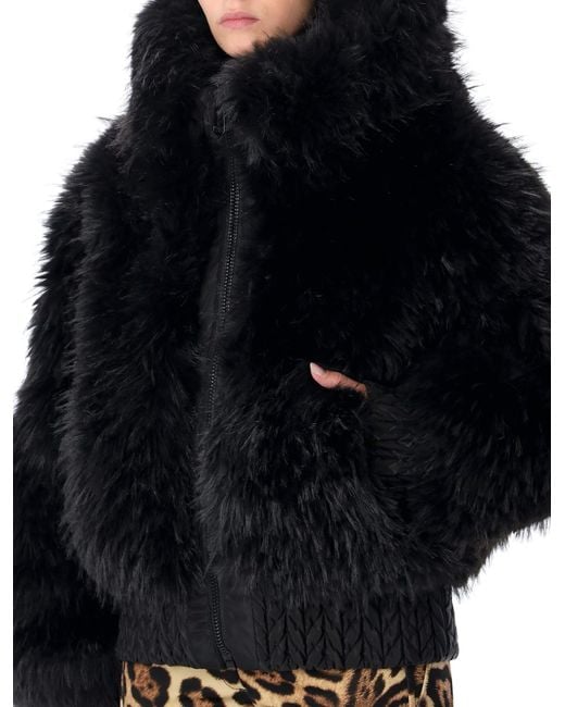 Goldbergh Black Indira Reversible Faux Fur Ski Jacket