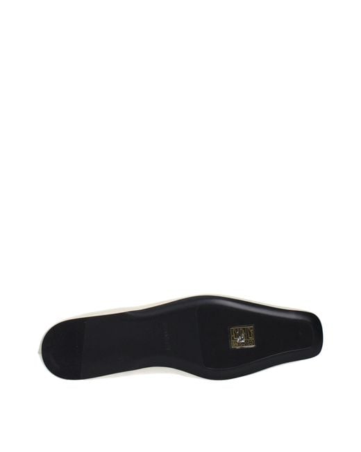 Jil Sander Natural Leather Ballet Flats