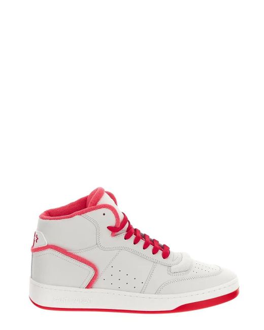 Saint Laurent Pink Sl/80 Leather Sneakers for men