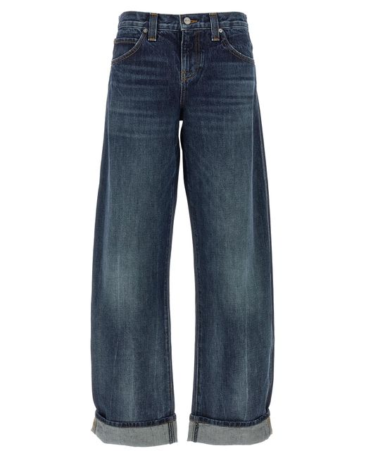 Khaite Blue Karo Jeans Cotton