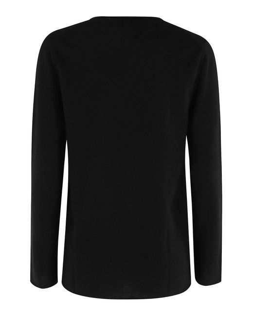 COMME DES GARÇONS PLAY Black Sweater Emblem