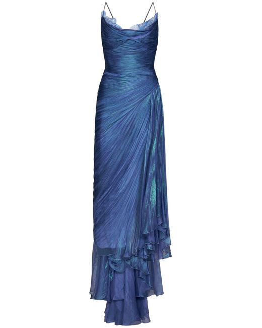 Maria Lucia Hohan Blue Gracie Long Dress