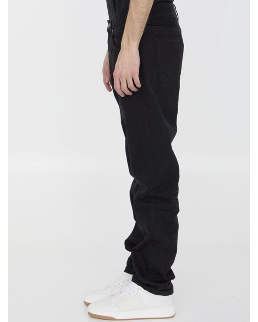 Saint Laurent Black Denim Jeans for men