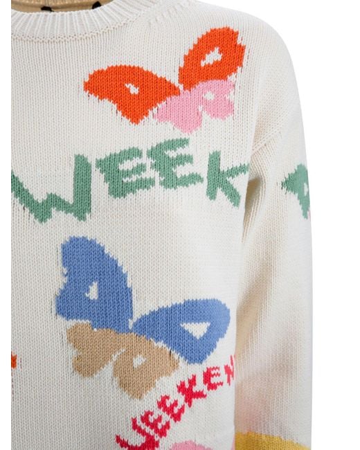 Weekend by Maxmara Gray Gypsy Cotton Sweater.