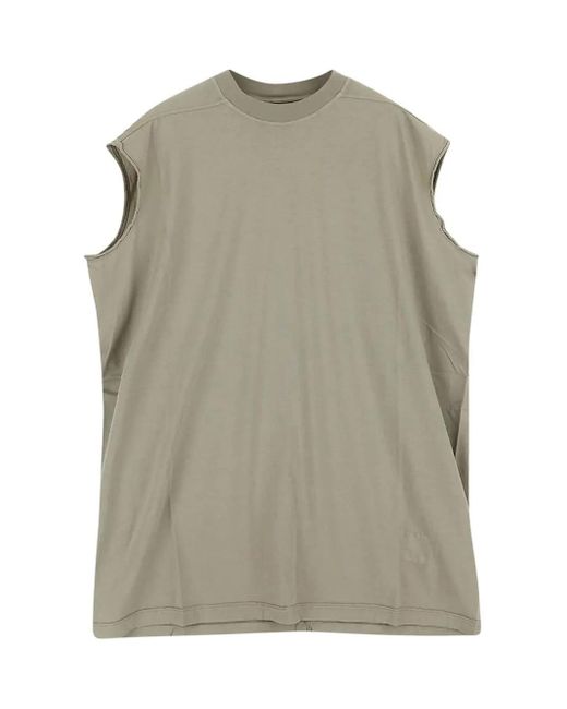 Rick Owens Gray Tarp T-Shirt for men