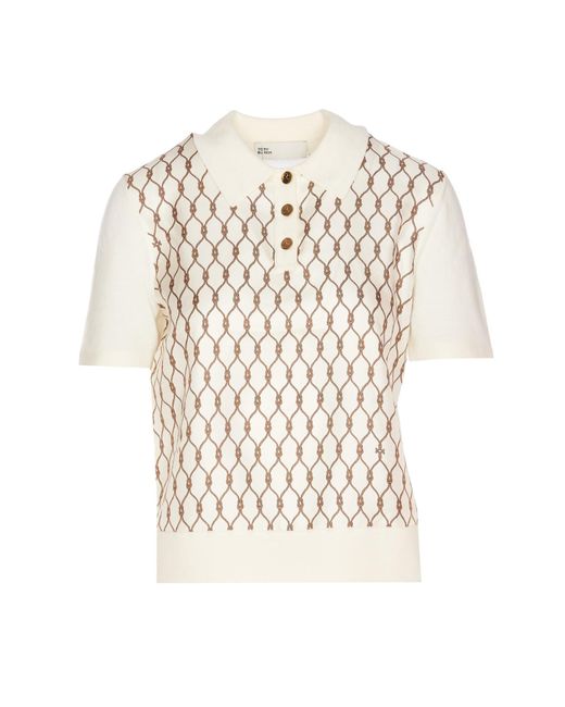 Tory Burch White T-Shirts And Polos