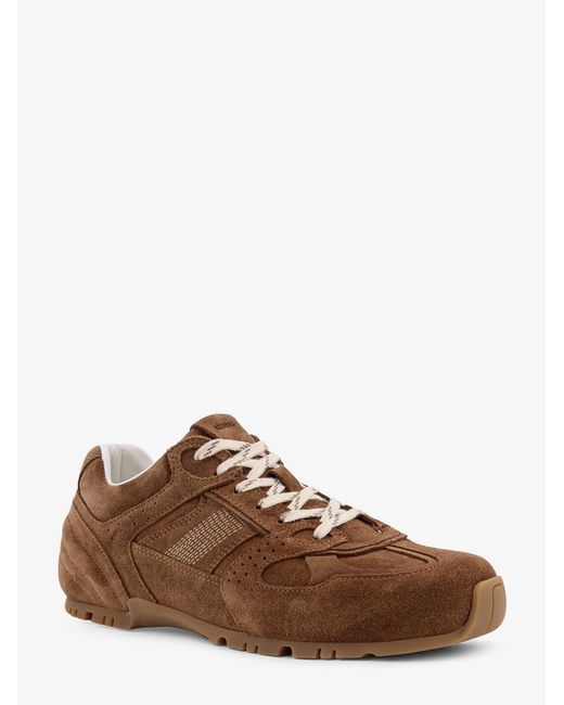 Alohas Brown Tb.56 Low-Top Suede Sneakers