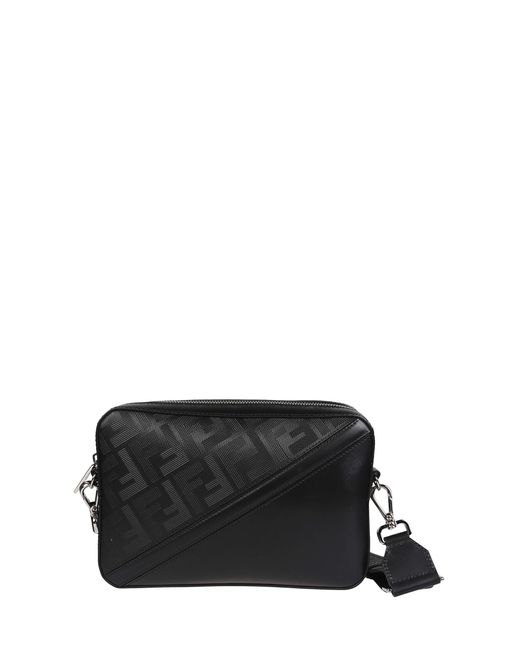 Fendi Black Diagonal Shoulder Bag for men