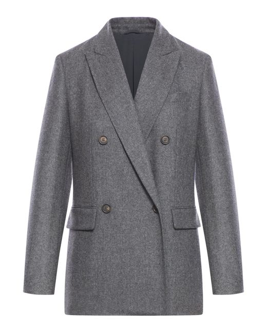 Brunello Cucinelli Gray Blazer