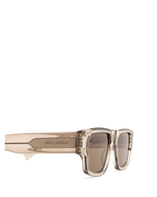 Saint Laurent White Sunglasses for men