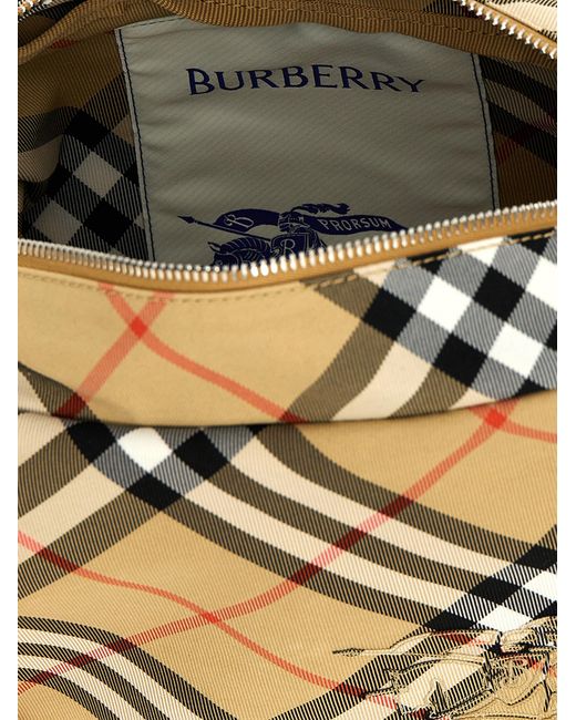 Burberry Metallic 'Check' Crossbody Bag for men