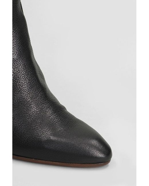 Chie Mihara Black Etyu High Heels Ankle Boots
