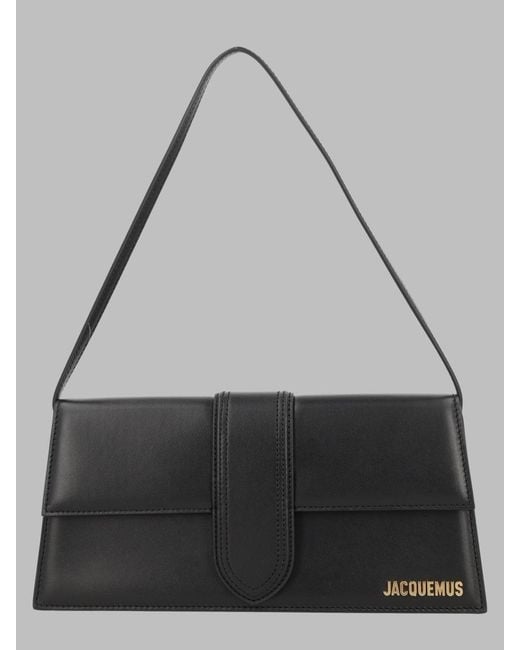 Jacquemus Black Shoulder Bag Le Bambino Long Bovine Leather