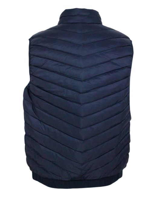 Armani Exchange Blue Sleeveless Vest for men