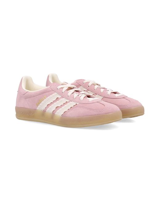 adidas gazelle silver green womens adidas Gazelle ADV Shadow Red / Crytal White / Gold Metallic 11 main image 1