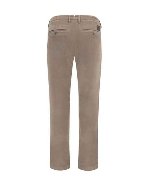 Jacob Cohen Gray Bobby Slim Chino Pants Stretch Cotton Gabardine Cotton; Elastane for men