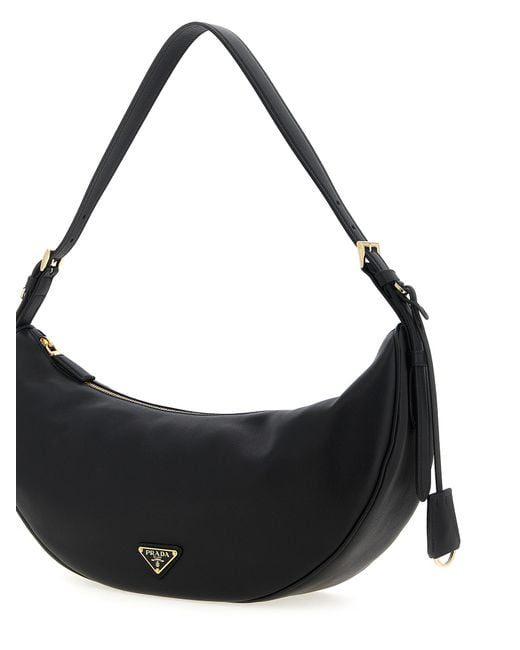Prada Black Calfskin Shoulder Bag