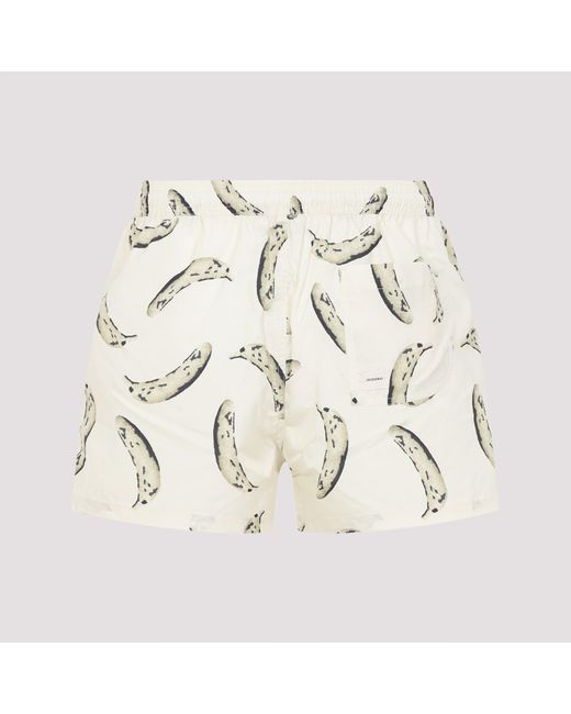 Jacquemus White Le Maillot Puntini Trunks for men