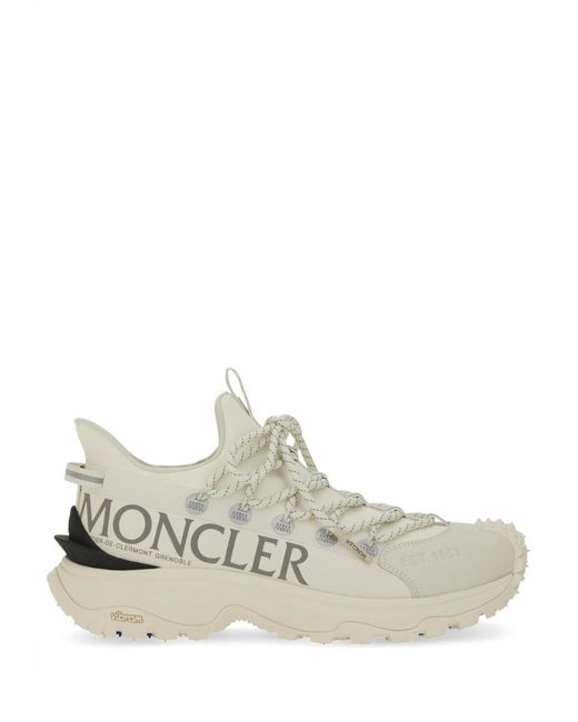 Moncler White Sneakers Trailgrip Lite 2 Polyester Elastane Trainers