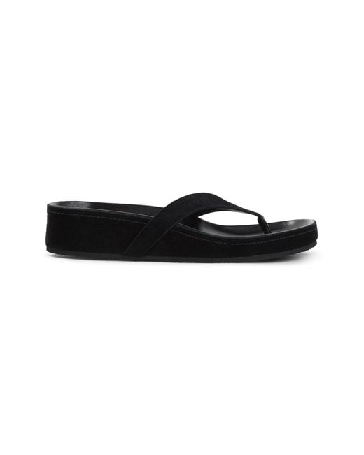 Phoebe Philo Black Round Flip Flop