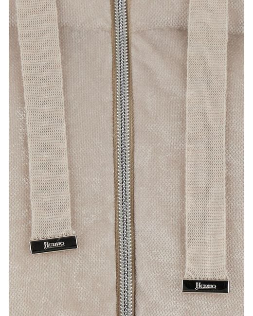 Herno Gray Down Jacket Puffer