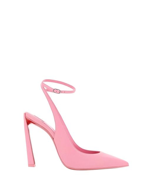 Christian Louboutin Pink Condora Strap Pumps