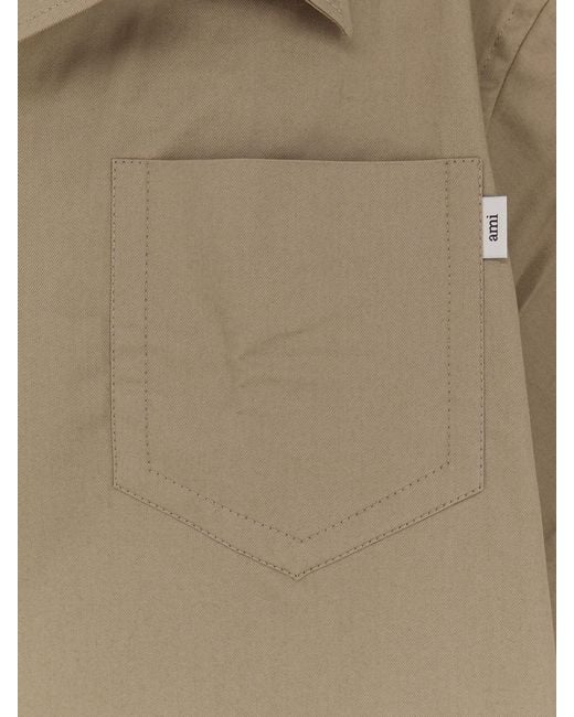 AMI Natural Shirts Cotone for men