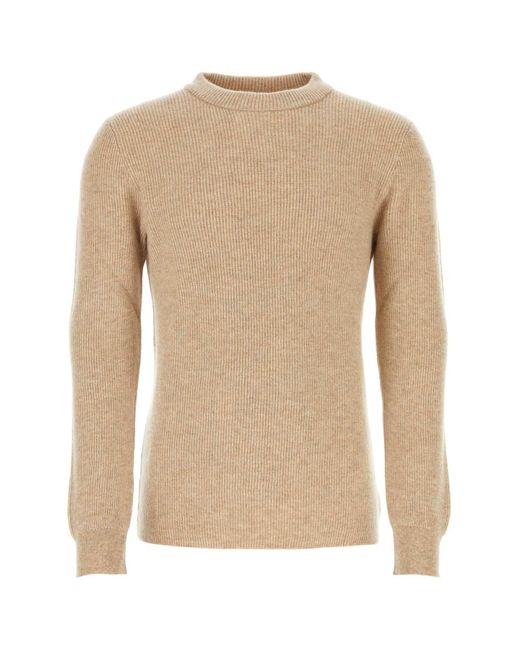 Johnstons Natural Cashmere Sweater for men
