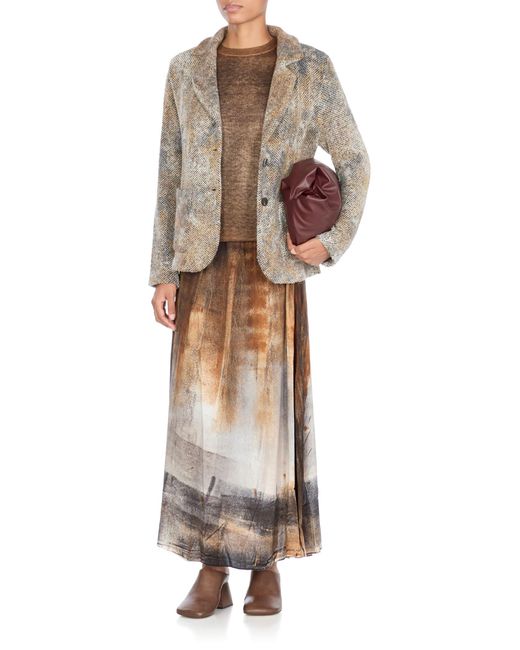 Avant Toi Multicolor Wool And Cashmere Blazer