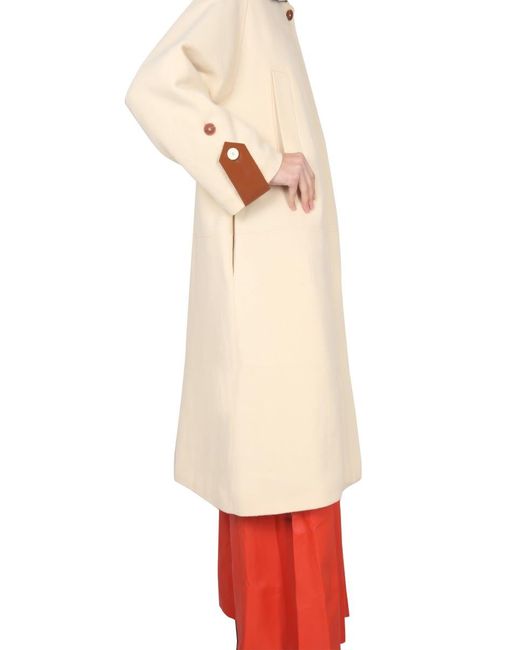 Alysi White Traditional Coat
