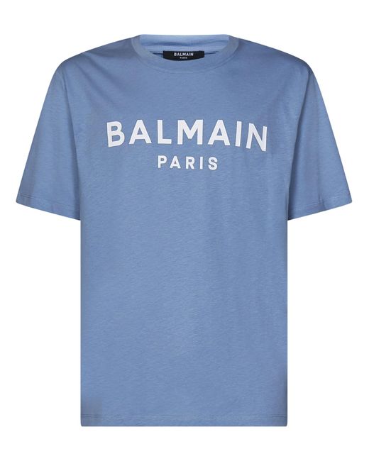 Balmain Blue T-Shirt for men